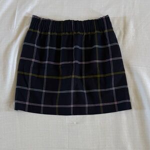 JCrew Plaid navy Women's Skirt